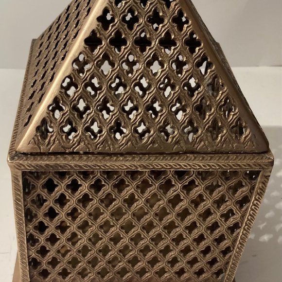 Vintage Metal Brass Heavy Duty Box, Bin, Stash - Picture 2 of 6